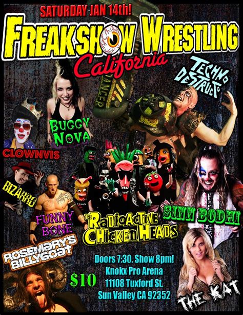 freakshow wrestling|More.